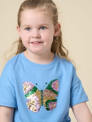 Miss Cropped Printed Brown T-Shirt and Skirt Outfit Set - Image 4 of 4