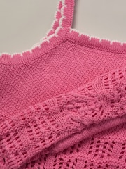 Miss Red 100% Cotton True Knit Top Shorts and Headband Outfit Set - Image 5 of 5