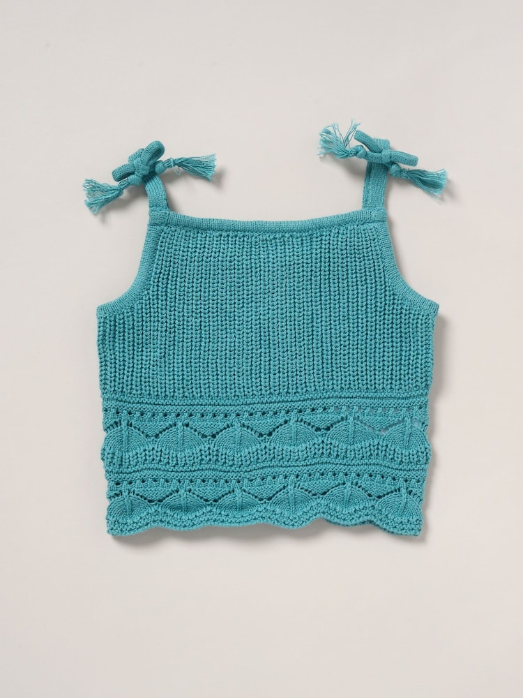 Miss Pink True 100% Cotton Knit Top Shorts and Headband Outfit Set - Image 4 of 5