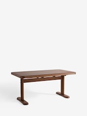 Laura Ashley Dark Stain Oak Barcombe 6 to 8 Seater Extending Dining Table - Image 6 of 8