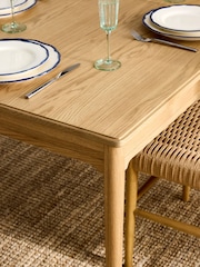 Laura Ashley Light Oak Danbury 6 to 8 Seater Extending Dining Table - Image 5 of 8