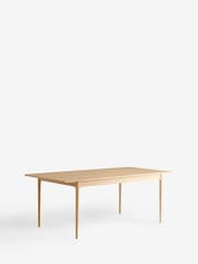 Laura Ashley Light Oak Danbury 6 to 8 Seater Extending Dining Table - Image 7 of 8