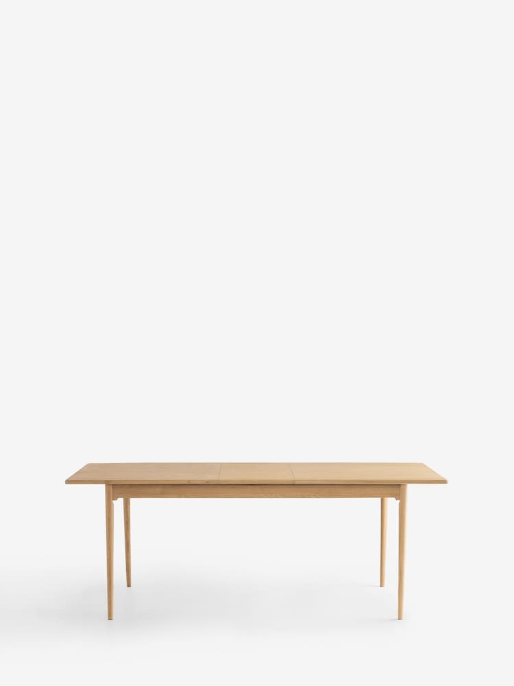 Laura Ashley Light Oak Danbury 6 to 8 Seater Extending Dining Table - Image 8 of 8