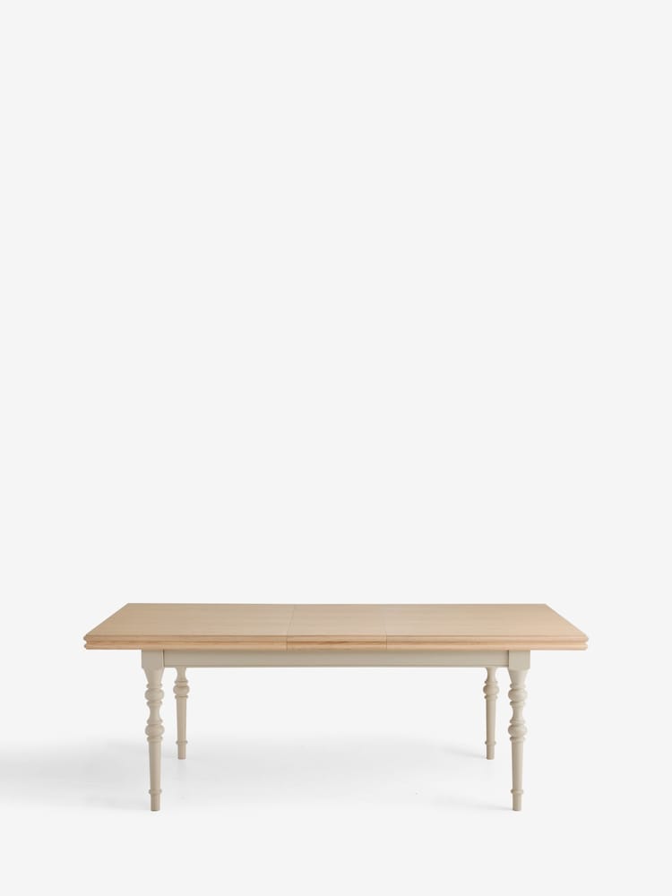 Laura Ashley Twine Natural Swanton 6 to 8 Seater Extending Dining Table - Image 8 of 8 Laura Ashley Twine Natural Swanton 6 to 8 Seater Extending Dining Table - Image 8 of 8