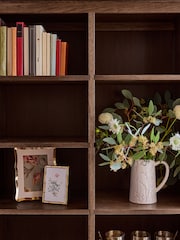 Laura Ashley Dark Stain Oak Barcombe Narrow Shelving - Image 4 of 8
