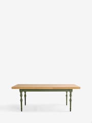 Laura Ashley Khaki Green Swanton 6 to 8 Seater Extending Dining Table - Image 7 of 7