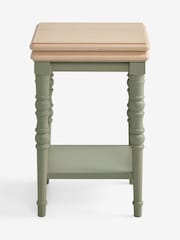 Laura Ashley Khaki Green Swanton Side Table - Image 4 of 6