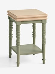 Laura Ashley Khaki Green Swanton Side Table - Image 5 of 6
