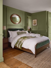 Laura Ashley Hundon Chenille Green Barcombe Ottoman Storage Bed - Image 1 of 6