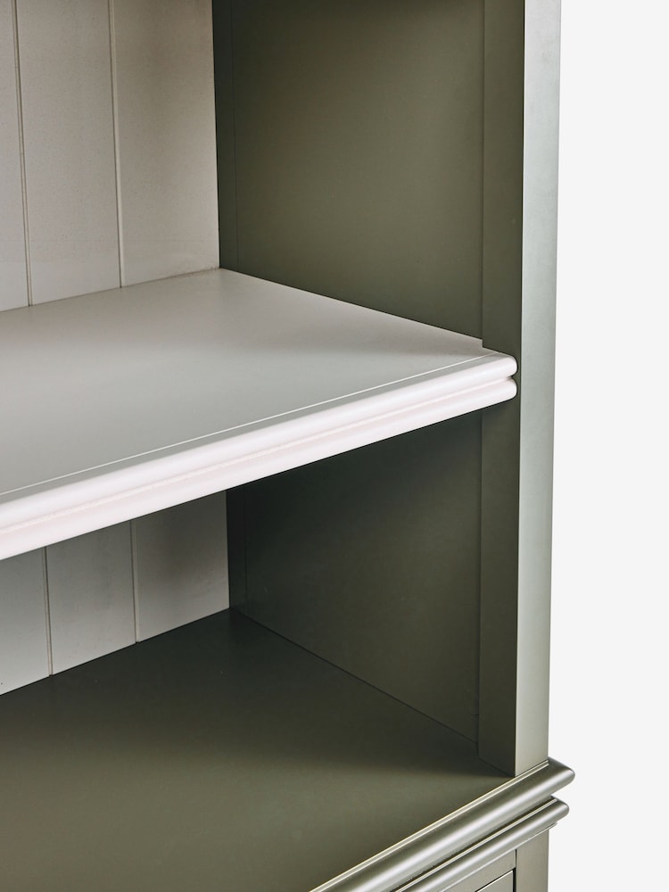 Laura Ashley Khaki Green Swanton Bookcase - Image 9 of 9 Laura Ashley Khaki Green Swanton Bookcase - Image 9 of 9