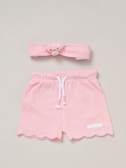 Rock-A-Bye Baby Boutique Pink Printed All in one - Image 3 of 5