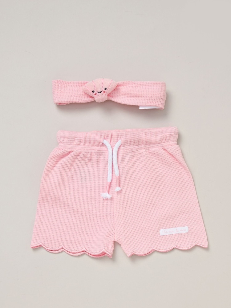 Rock-A-Bye Baby Boutique Pink Printed All in one - Image 3 of 5