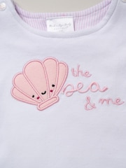 Rock-A-Bye Baby Boutique Pink Printed All in one - Image 5 of 5