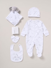 Rock-A-Bye Baby Boutique White 8-Piece All in One Baby Gift Set - Image 1 of 6