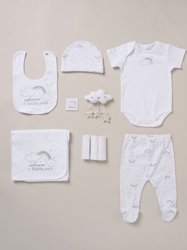 Rock-A-Bye Baby Boutique 100% Cotton 10-Piece Baby Gift Set - Image 1 of 6 Rock-A-Bye Baby Boutique 100% Cotton 10-Piece Baby Gift Set - Image 1 of 6