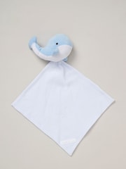 Rock-A-Bye Baby Boutique Blue 100% Cotton Waffle Romper and Comforter Set - Image 4 of 5