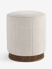 Laura Ashley Hundon Natural Barcombe Stool - Image 4 of 5