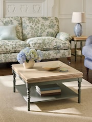Laura Ashley Khaki Green Swanton Coffee Table - Image 1 of 4