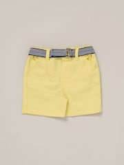 Little Gent Polo Shirt and Belted Shorts Outfit Set - Image 4 of 5