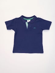 Little Gent Polo Shirt and Belted Shorts Outfit Set - Image 2 of 4