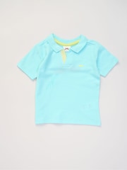 Little Gent Polo Shirt and Belted Shorts Outfit Set - Image 4 of 5