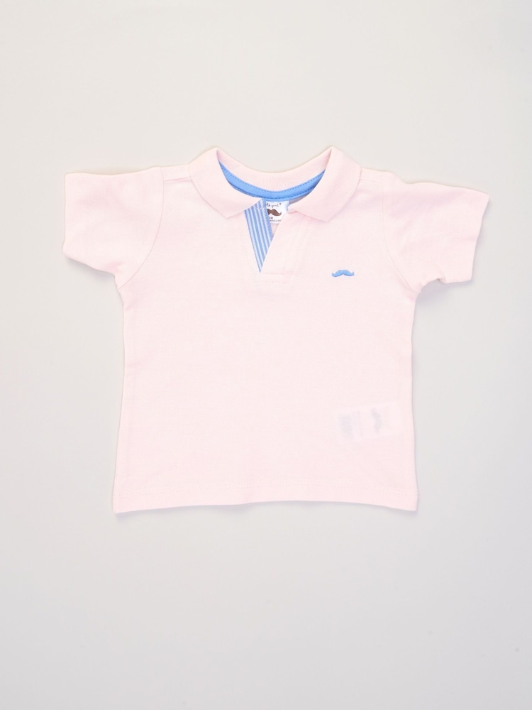 Little Gent Polo Shirt and Belted Shorts Outfit Set - Image 4 of 5