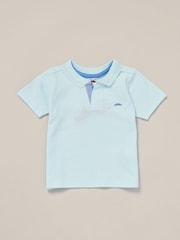 Little Gent Polo Shirt and Belted Shorts Outfit Set - Image 4 of 5