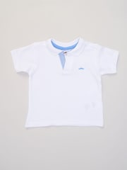 Little Gent Polo Shirt and Belted Shorts Outfit Set - Image 3 of 5