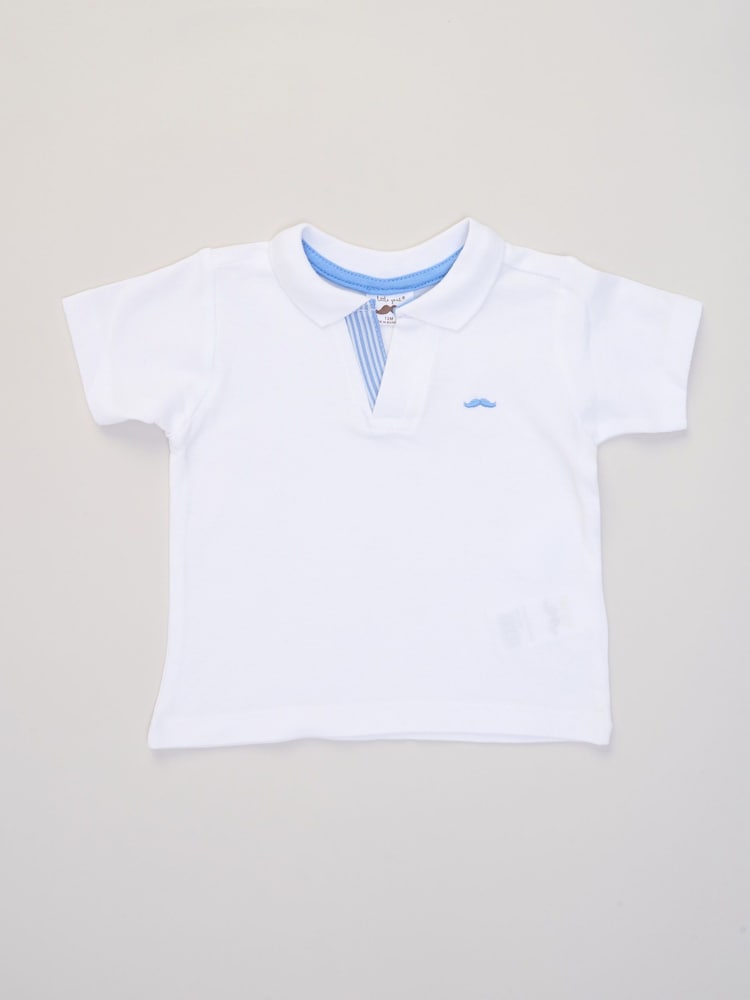 Little Gent Polo Shirt and Belted Shorts Outfit Set - Image 3 of 5
