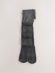 Black Argyle 40 Denier Tights - Image 1 of 3