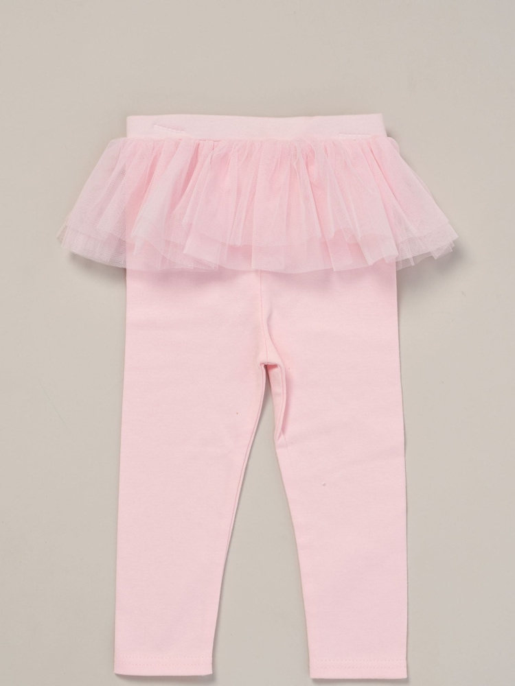 Rock-A-Bye Baby Boutique Rose Ribbon Detail Top, Trouser and Headband Outfit Set - Image 3 of 5