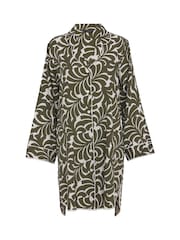 Verde - Fable and Eve Long Sleeve Nightshirt - Imagen 4 de 4