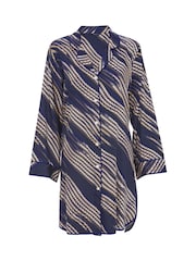 Azul - Fable and Eve Long Sleeve Nightshirt - Imagen 4 de 4