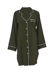 Fable and Eve Green Ground Long Sleeve Nightshirt - Image 4 of 4