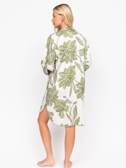 Fable and Eve Green Leaf Long Sleeve Nightshirt - Image 3 of 4