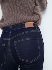 River Island Blue Indigo Mid Rise Skinny Jeans - Image 4 of 6