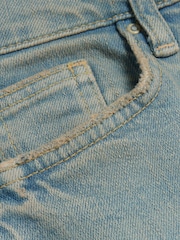 River Island Blue Light Blue High Rise Wide Leg Jeans - Image 6 of 6