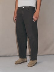 Brown EDIT Barrel Fit Jeans - Image 1 of 5