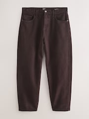 Brown EDIT Barrel Fit Jeans - Image 6 of 8