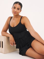 Traje de baño moldeador con efecto reductor y volantes Magisculpt de Simply Be - Imagen 2 de 4
