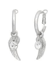 Bibi Bijoux Silver Tone Serenity Interchangeable Hoop Earrings - Image 1 of 3
