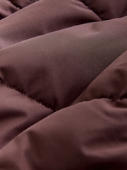 Burgundy Red Maternity Shower Resistant Coat - Image 9 of 9