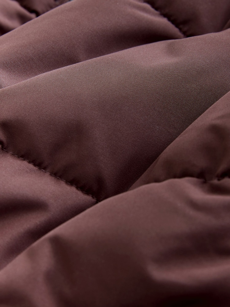 Burgundy Red Maternity Shower Resistant Coat - Image 9 of 9