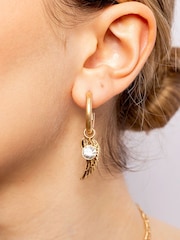 Bibi Bijoux Gold Tone Serenity Interchangeable Hoop Earrings - Image 2 of 3
