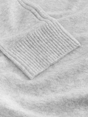 Grey Maternity Knitted Hoodie - Image 7 of 9