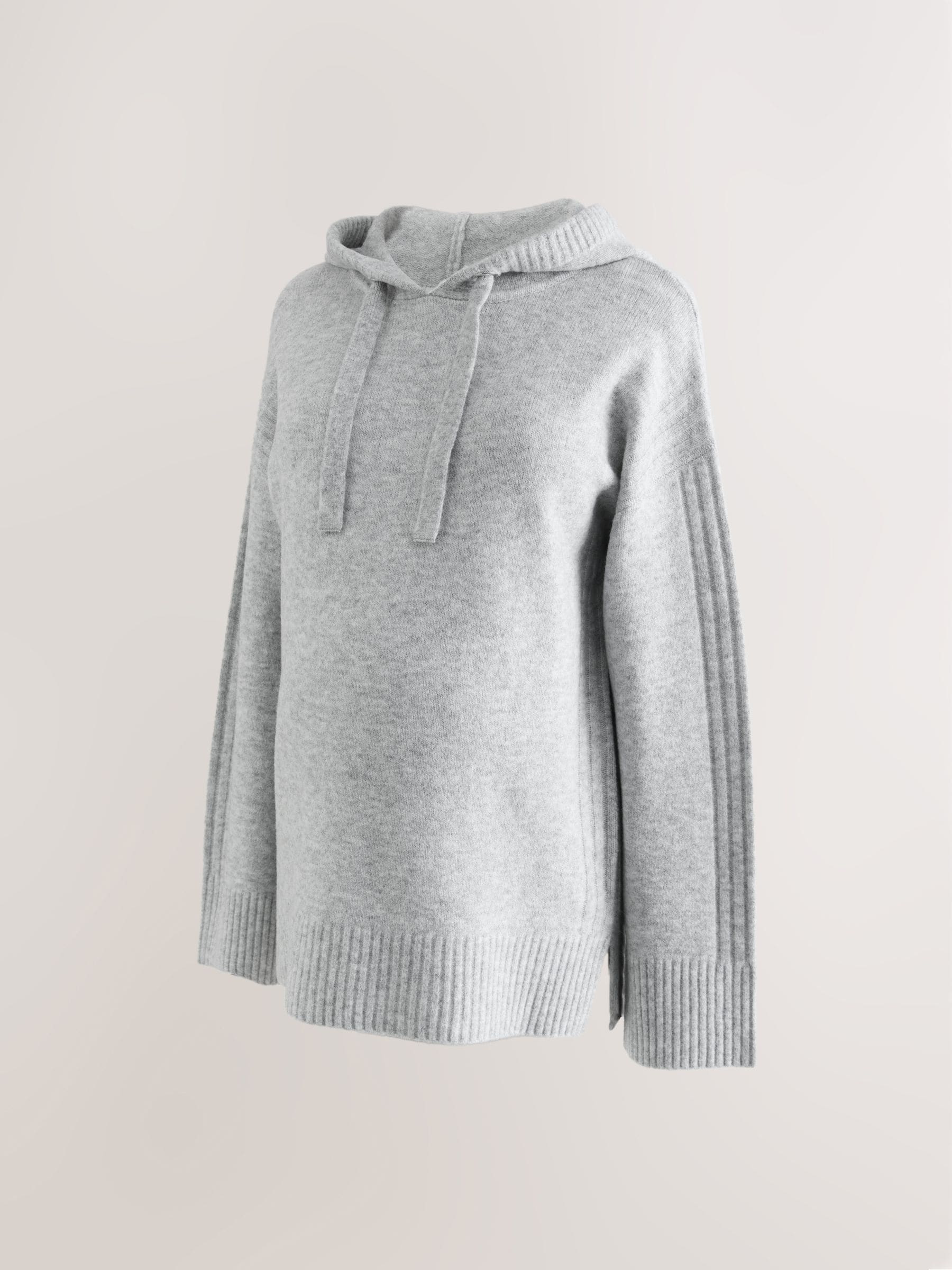 Buy Grey Maternity Knitted Hoodie from Next USA