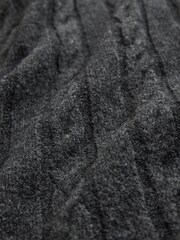 Charcoal Grey Maternity Knitted Nursing Dress - Image 4 of 5