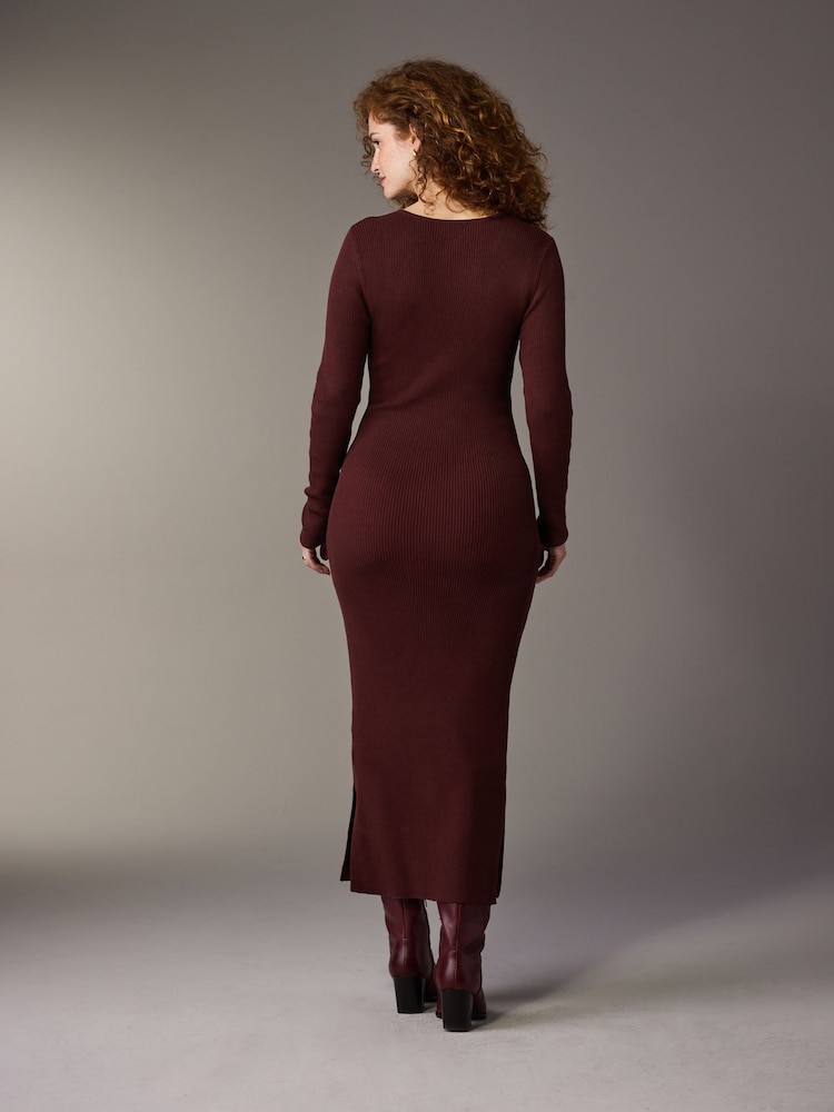 burgundy keyhole dress Bead Trim Keyhole Cut Out Maxi Dress In Burgundy | EGO US