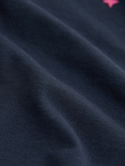 Christmas Navy Maternity Graphic T-Shirt - Image 3 of 4