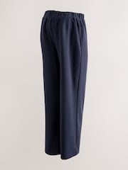 Navy Maternity Cosy Wide Leg Trousers - Image 7 of 9
